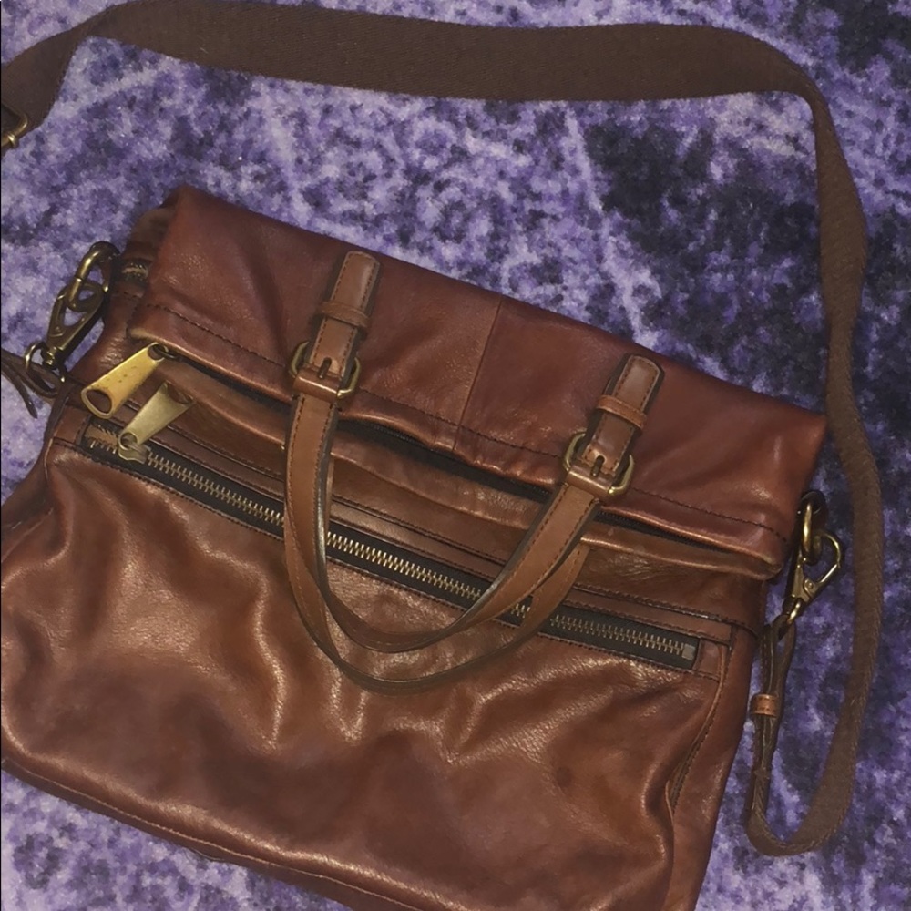 Fossil Explorer Crossbody Tote